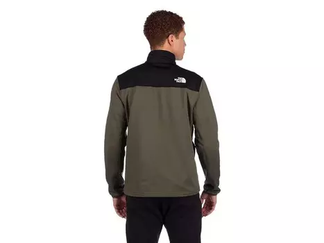 The North Face Astro Ridge NF0A82JC21L Мужская куртка темно-зеленого цвета с молнией 1/4 CLO569, зеленый