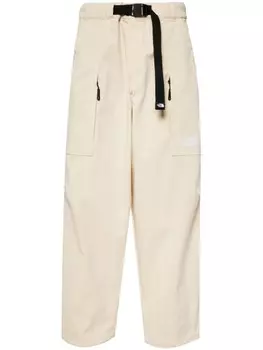 The North Face брюки с вышитым логотипом, нейтральный цвет
