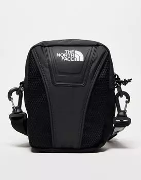 The North Face — черная сумка через плечо с логотипом в стиле Y2K
