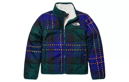 THE NORTH FACE Детская бархатная куртка, цвет синий