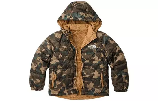 THE NORTH FACE Детская стеганая куртка, цвет Camouflage