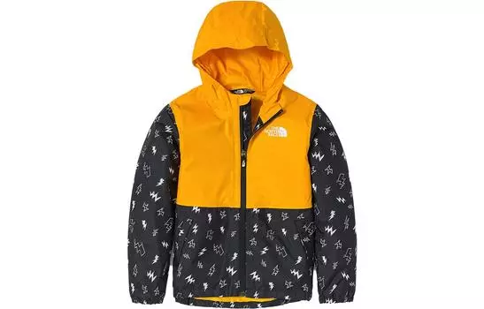 THE NORTH FACE Детская уличная куртка, цвет Black/Yellow