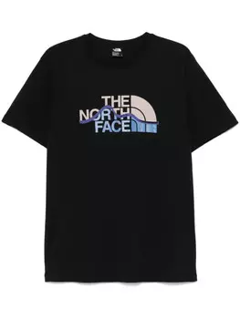 The North Face футболка Mountain Line, черный