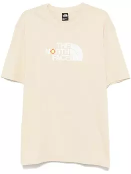 The North Face футболка с логотипом, нейтральный цвет