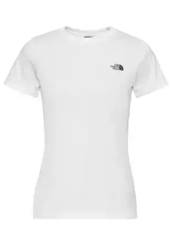 The North Face ФУТБОЛКА "W S/S SIMPLE DOME SLIM TEE", белый