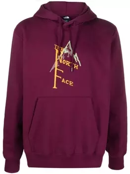 The North Face худи из джерси с логотипом, фиолетовый