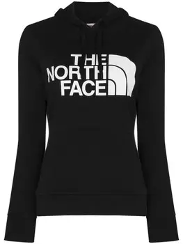 The North Face худи с кулиской и логотипом, черный