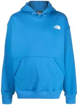 The North Face худи с вышитым логотипом, синий