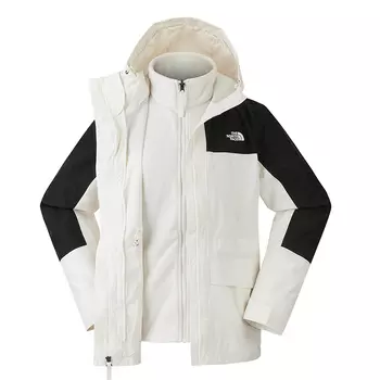 THE NORTH FACE Коллекция City Outdoor Осень/Зима 24 Водоотталкивающая теплая ветровка женская Dune White