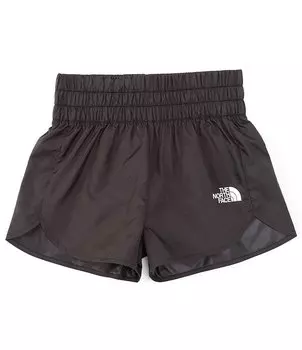 The North Face Маленькие/большие девочки 6–16 лет никогда не перестают носить шорты, черный