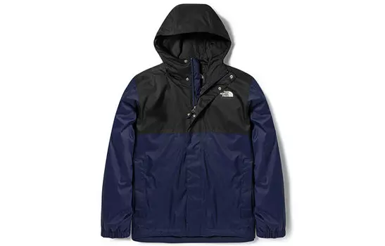 THE NORTH FACE Мужская уличная куртка, цвет Black/Blue Color Matching