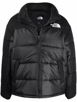 The North Face пуховик с вышитым логотипом, черный