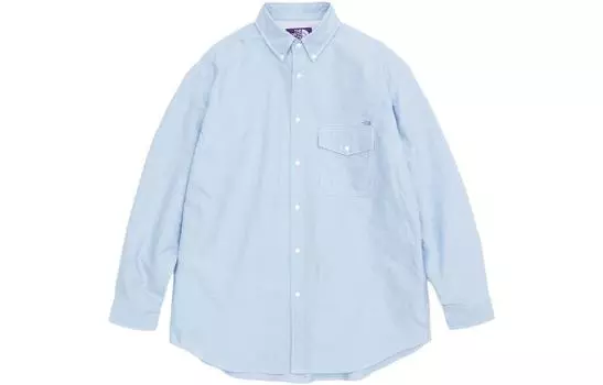THE NORTH FACE PURPLE LABEL Рубашка унисекс синяя