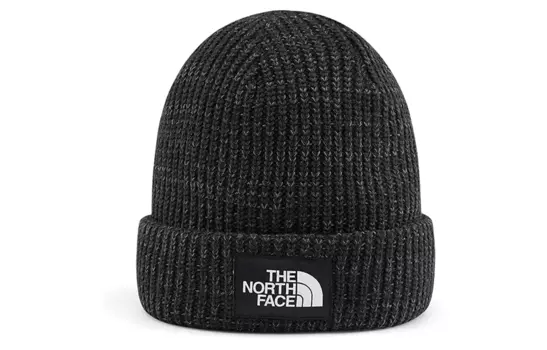 THE NORTH FACE Шапка-бини из полиэстера унисекс, черная