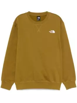 The North Face толстовка с вышитым логотипом, зеленый