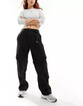 The North Face - Tonegawa - Широкие черные брюки-карго с поясом