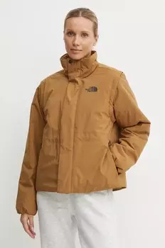 The North Face Утепленная куртка 2 в 1 Conv, коричневый