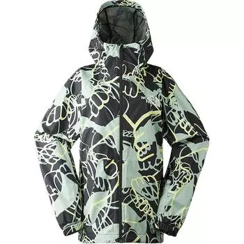 THE NORTH FACE Ветровка женская, черно-зеленая