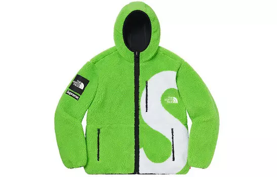 The North Face X FW20 бархатная куртка унисекс Supreme, зеленый