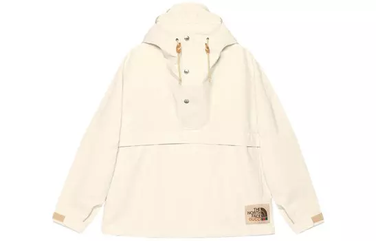 The North Face X The North Face Куртка мужская уличная Off White Gucci, кремовый
