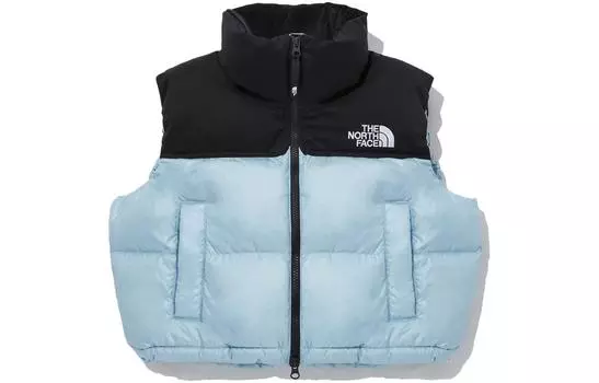 THE NORTH FACE Женский жилет, цвет Blue with Black Lettering