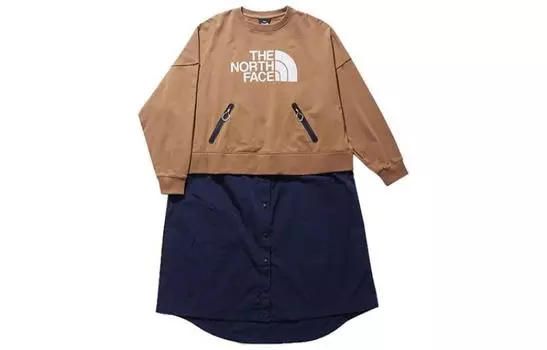 THE NORTH FACE Женское платье с длинными рукавами, цвет Brown