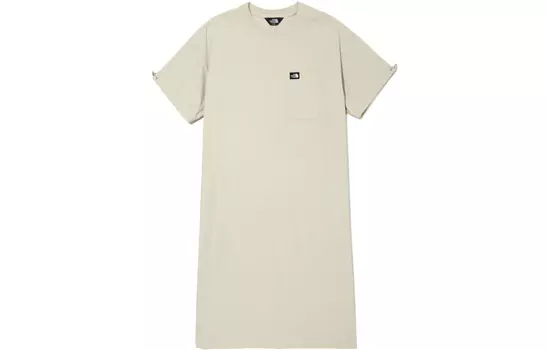 THE NORTH FACE Женское платье с шортами и рукавами, цвет Beige