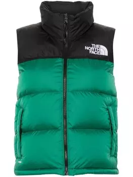 The North Face жилет 1996 Retro Nuptse, зеленый