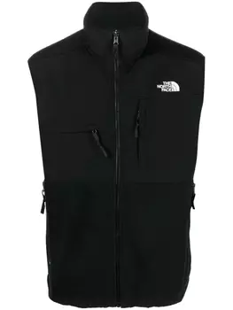 The North Face жилет на молнии с вышитым логотипом, черный