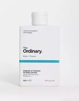 The Ordinary 4% сульфатное очищающее средство для тела и волос, 8,1 жидких унций