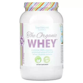 The Organic Whey, ванильный молочный коктейль, 2 фунта (907 г) Top Secret Nutrition