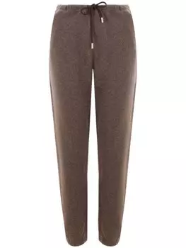 The Row зауженные брюки Teo, коричневый