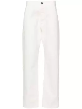 The Row зауженные джинсы Burt, белый