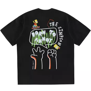 The Simpsons Футболка унисекс «Симпсоны», Черный