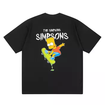 The Simpsons Футболка унисекс «Симпсоны», Серый