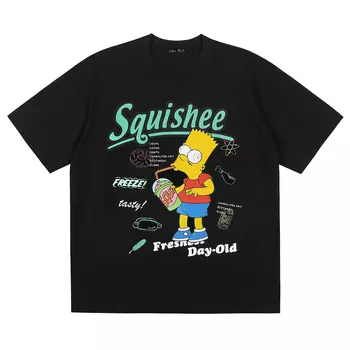 The Simpsons Футболка унисекс «Симпсоны», Угольно-серый