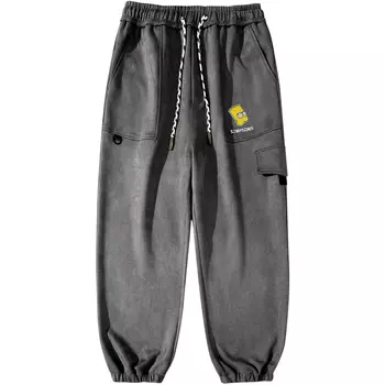 The Simpsons Повседневные брюки унисекс «Симпсоны», Железно-серый