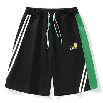 The Simpsons Повседневные шорты унисекс «Симпсоны», Черный