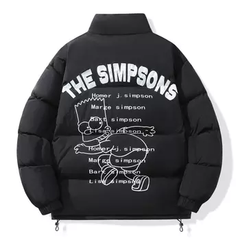 The Simpsons Пуховик унисекс «Симпсоны», Белый