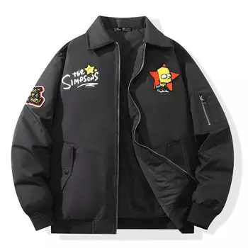 The Simpsons Пуховик унисекс «Симпсоны», Розовый