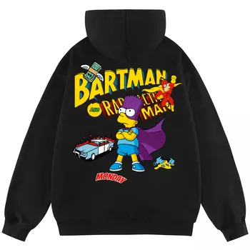 The Simpsons Толстовка унисекс «Симпсоны», Хаки (на флисовой подкладке)