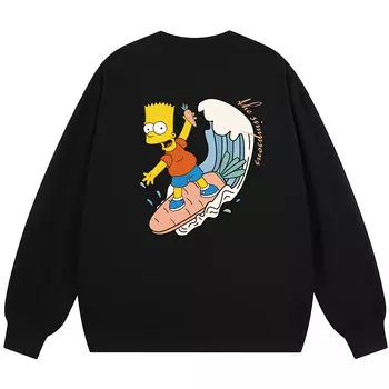 The Simpsons Толстовка унисекс «Симпсоны», Розовый (плюс бархатный)