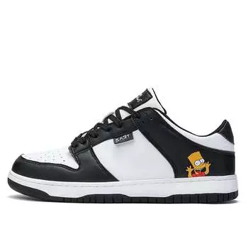 The Simpsons Винтажные баскетбольные кроссовки «Симпсоны» унисекс, Бежевый