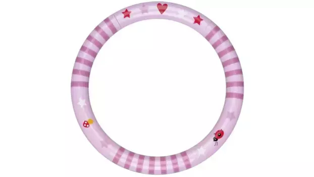 The Spiegelburg Погремушка-кольцо BabyGlck, розовая