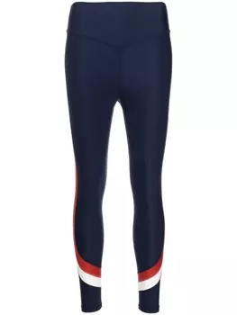 The Upside полосатые легинсы с логотипом, синий