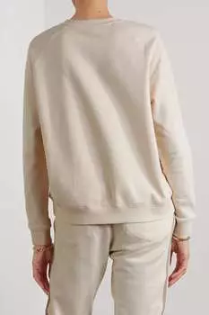 THE UPSIDE Толстовка Baja Newport из органического хлопка и джерси с принтом, кремовый