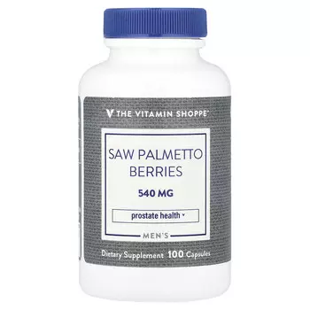 The Vitamin Shoppe, Мужские ягоды серенои, 540 мг, 100 капсул