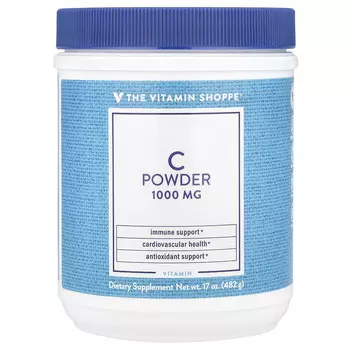 The Vitamin Shoppe, Порошок C, 482 мг (17 унций)