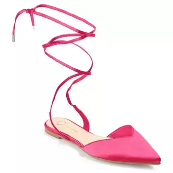 Theia с острым носком, плоский Journee, розовый