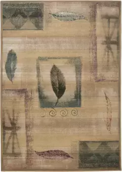 THEKO ковер "Gabiro 003", прямоугольный, для гостиной 90х160 см, бежевый